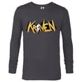 thumbnail image 1 of Marvel Spider-Man 2 PlayStation Game Kraven the Hunter Logo - Long Sleeve T-Shirt for Men - Customized-Charcoal Heather, 1 of 5