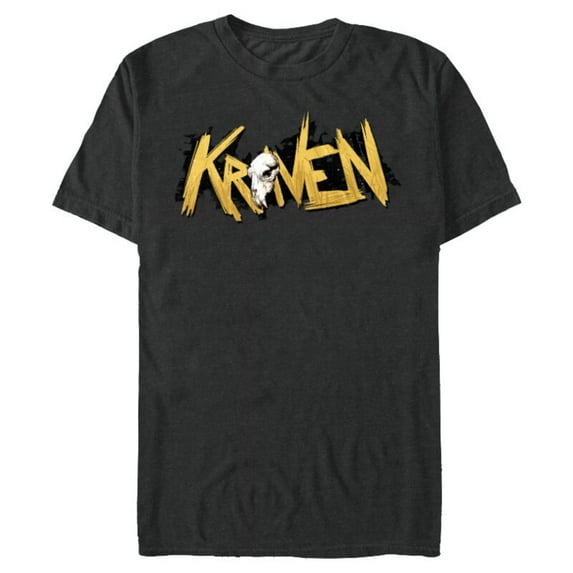 Marvel Spider-Man 2 PlayStation Game Kraven the Hunter Logo - Short Sleeve Blended T-Shirt for Adults - Customized-Dark Heather
