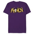 thumbnail image 1 of Marvel Spider-Man 2 PlayStation Game Kraven the Hunter Logo - Short Sleeve Blended T-Shirt for Adults - Customized-Purple, 1 of 5