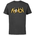 thumbnail image 1 of Marvel Spider-Man 2 PlayStation Game Kraven the Hunter Logo - Short Sleeve Cotton T-Shirt for Adults - Customized-Charcoal Heather, 1 of 5