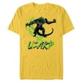thumbnail image 1 of Marvel Spider-Man 2 PlayStation Game The Lizard Slash - Short Sleeve Blended T-Shirt for Adults - Customized-Yellow, 1 of 5