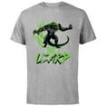 thumbnail image 1 of Marvel Spider-Man 2 PlayStation Game The Lizard Slash - Short Sleeve Cotton T-Shirt for Adults - Customized-Athletic Heather, 1 of 5