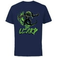 thumbnail image 1 of Marvel Spider-Man 2 PlayStation Game The Lizard Slash - Short Sleeve Cotton T-Shirt for Adults - Customized-Navy, 1 of 5