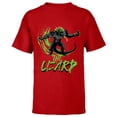 thumbnail image 1 of Marvel Spider-Man 2 PlayStation Game The Lizard Slash - Short Sleeve T-Shirt for Kids - Customized-Red, 1 of 5