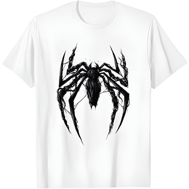 Marvel Spider-Man 2 Venomized Black Spider Chest Emblem Men Women T-Shirt