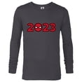 thumbnail image 1 of Marvel Spider-Man 2023 Web Logo New Year - Long Sleeve T-Shirt for Men - Customized-Charcoal Heather, 1 of 5