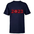 thumbnail image 1 of Marvel Spider-Man 2023 Web Logo New Year - Short Sleeve T-Shirt for Kids - Customized-Navy, 1 of 5