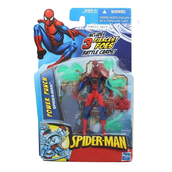 Marvel Spider-Man 3.75 Inch Action Figure - Power Punch Spider-Man
