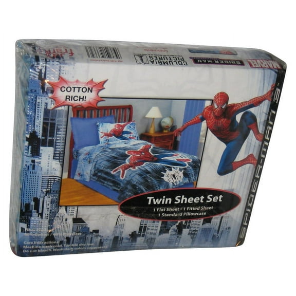 Marvel Spider-Man 3 Movie (2008) Jay Franco Twin Sheet Set w/ Pillowcase