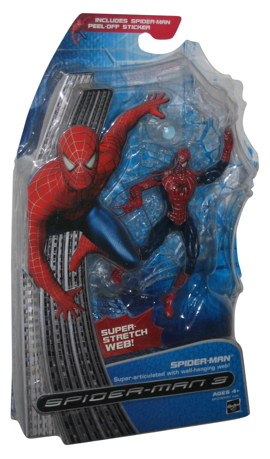 Marvel SpiderMan 3 Movie Super Articulated (2007) Figure w/ Super