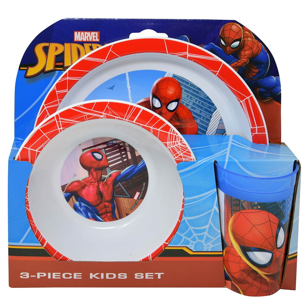 Marvel Spider-Man 3-Piece Dinner Time Set