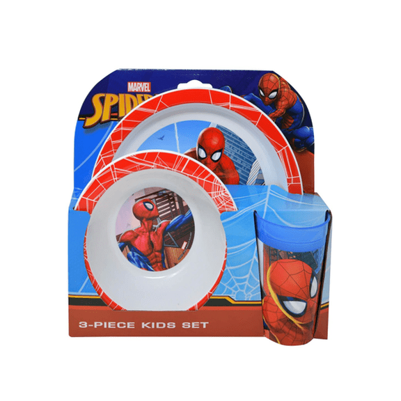 Marvel Spider-Man 3-Piece Dinner Time Set