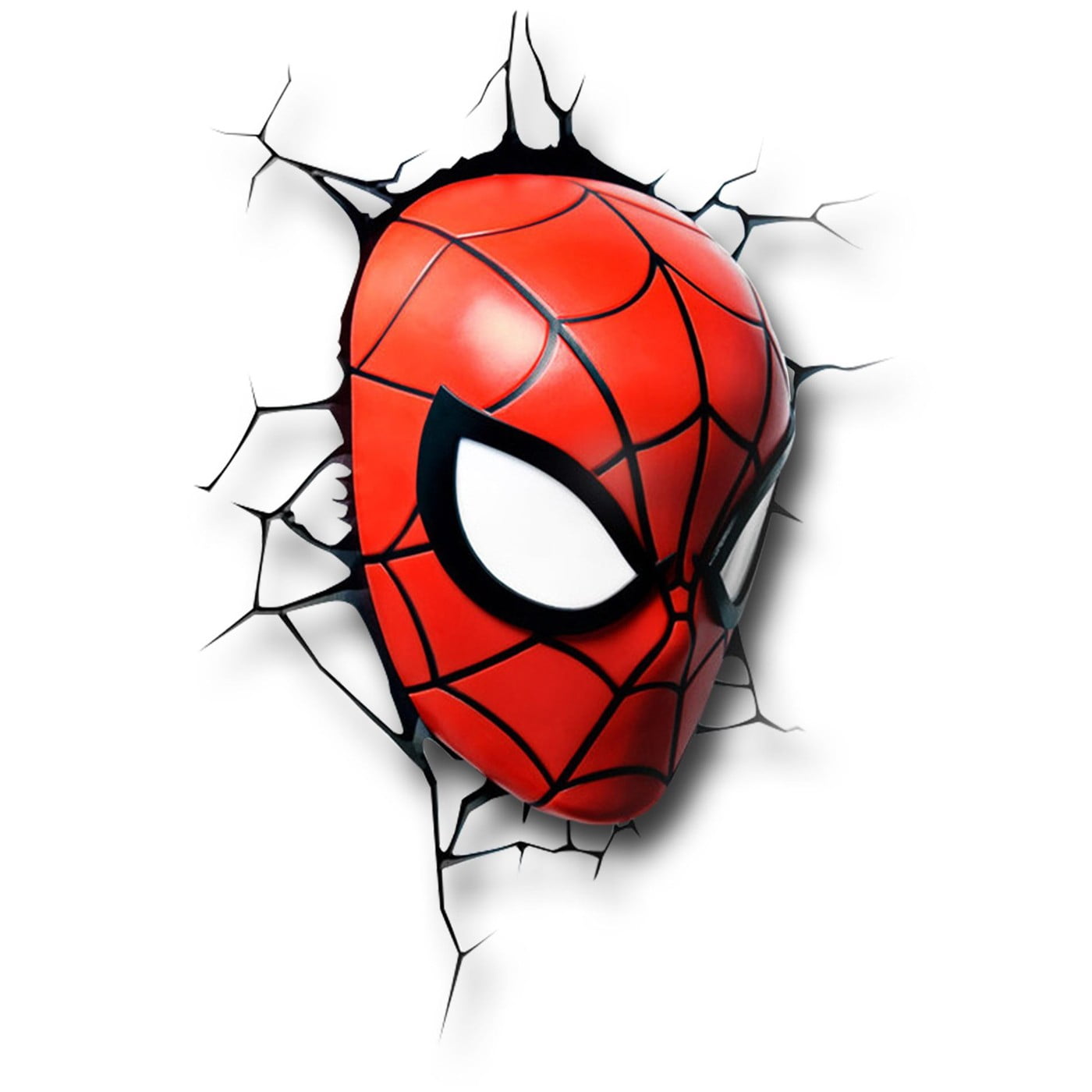 Spider-Man 3D Deco LED Wall Light, Spiderman Mask, Kids Room Night