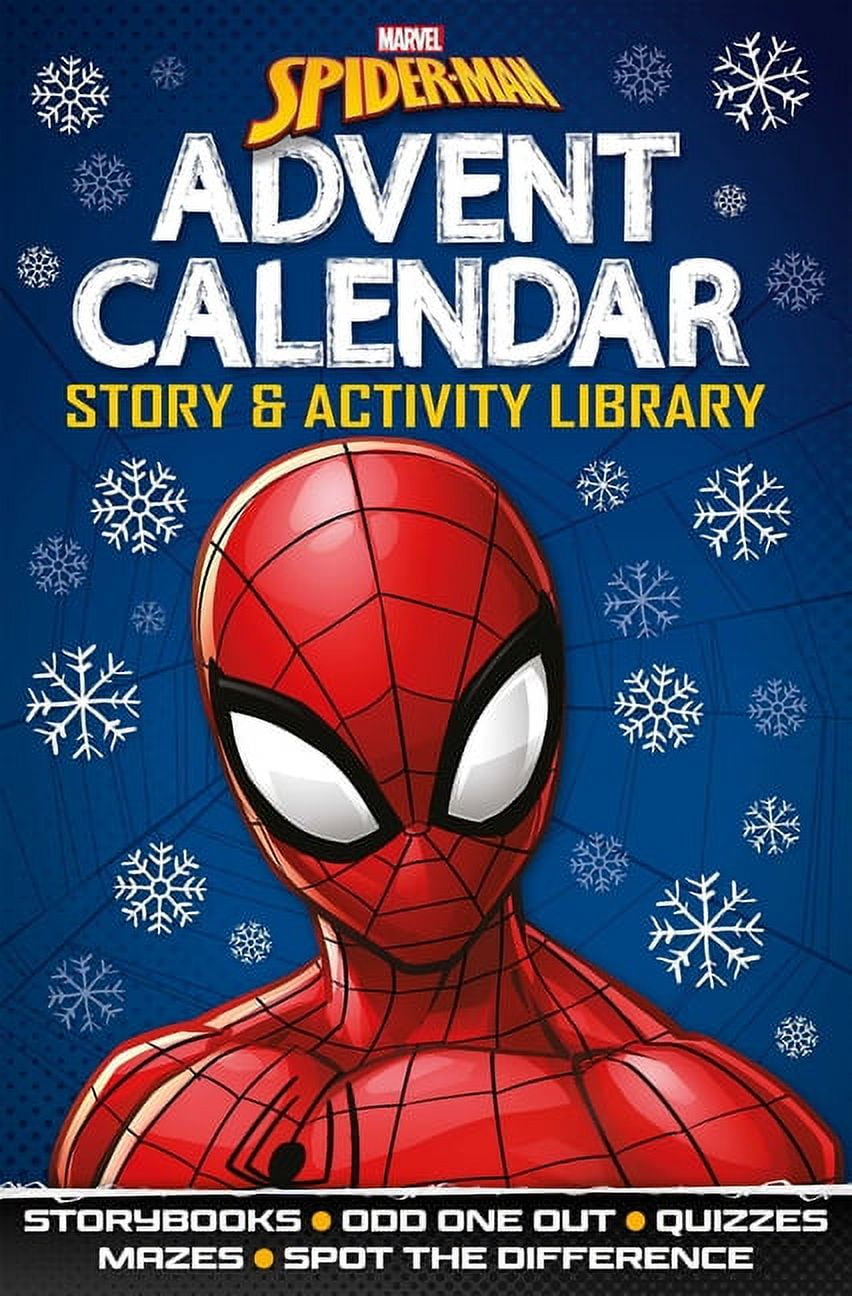 Marvel Spider-Man: 5-in-1 Advent Calendar : Story & Activity Library with 24 Books to Open Every Day Leading Up to Christmas (Hardcover)