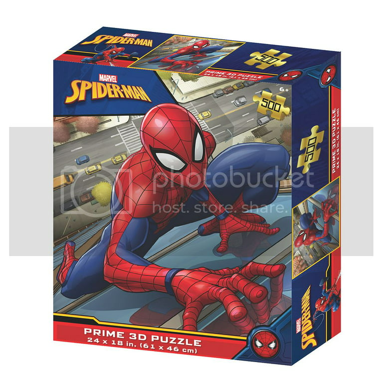 SPIDERMAN Marvel 100 piece Puzzle 15 X 12.5 by Pressman 2003 Ages 5-8 NEW