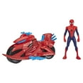 thumbnail image 1 of Marvel Spider-Man 6-Inch Figure, Includes Spider Cycle Vehicle, 1 of 2