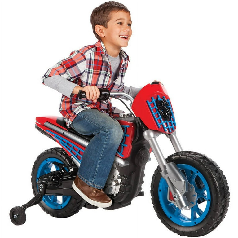 Marvel Spider-Man 6V Battery Powered Motorcycle Ride-on Toy for Boys, by  Huffy 