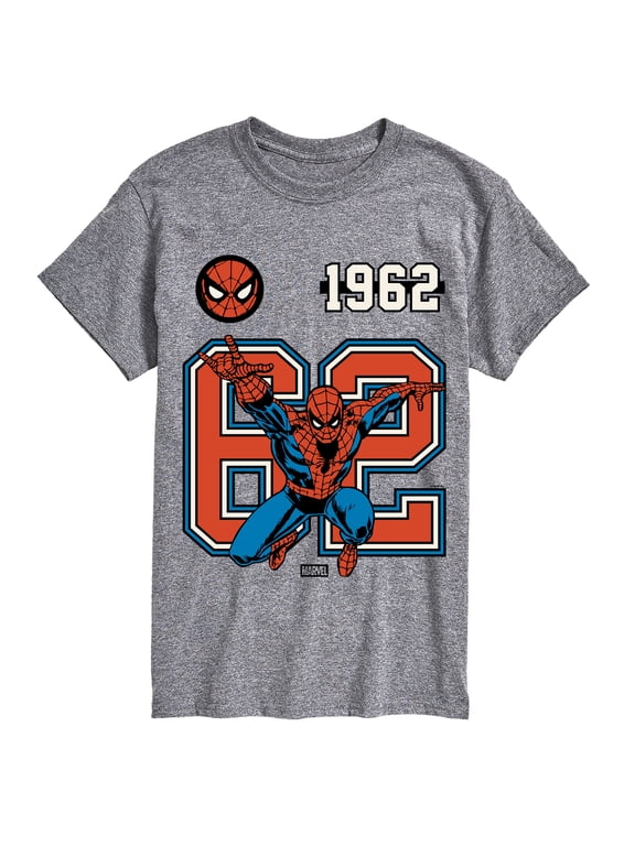 - Spider-Man 62 Jersey Men's Short Sleeve Graphic T-Shirt