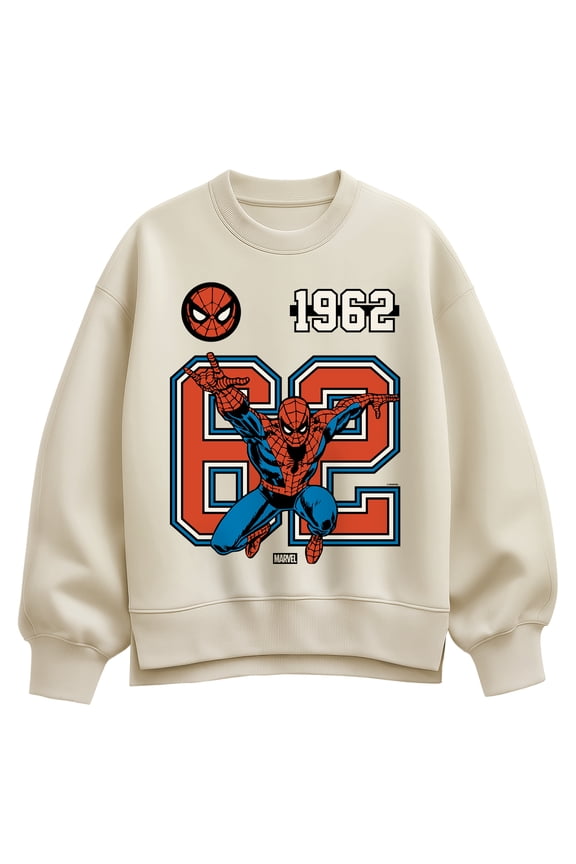 - Spider-Man 62 Jersey - Women's Oversized Fleece Crew Sweatshirt