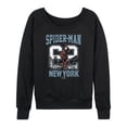 thumbnail image 1 of Marvel Spider-Man - 62 New York - Ladies French Terry Pullover Sweatshirt, 1 of 5
