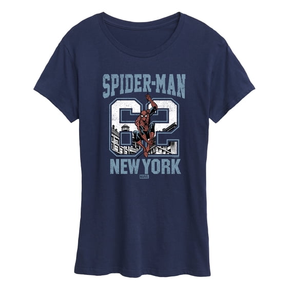 Marvel Spider-Man - 62 New York - Ladies Short Sleeve Graphic T-Shirt