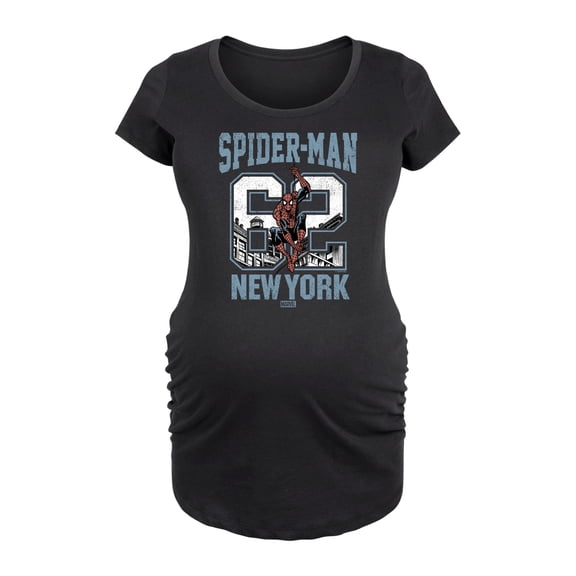 Marvel Spider-Man - 62 New York - Maternity Scoop Neck Graphic T-Shirt
