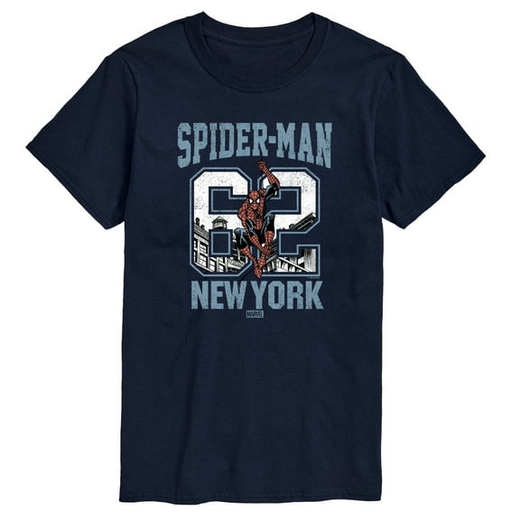 Marvel Spider-Man - 62 New York - Men's Short Sleeve Graphic T-Shirt