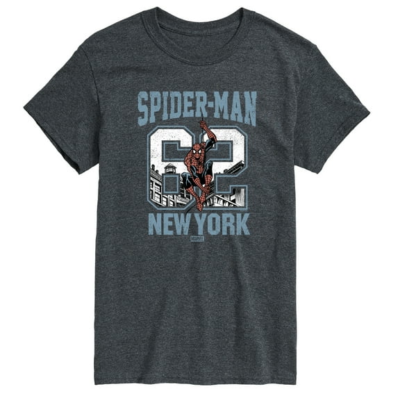 Marvel Spider-Man - 62 New York - Men's Short Sleeve Graphic T-Shirt