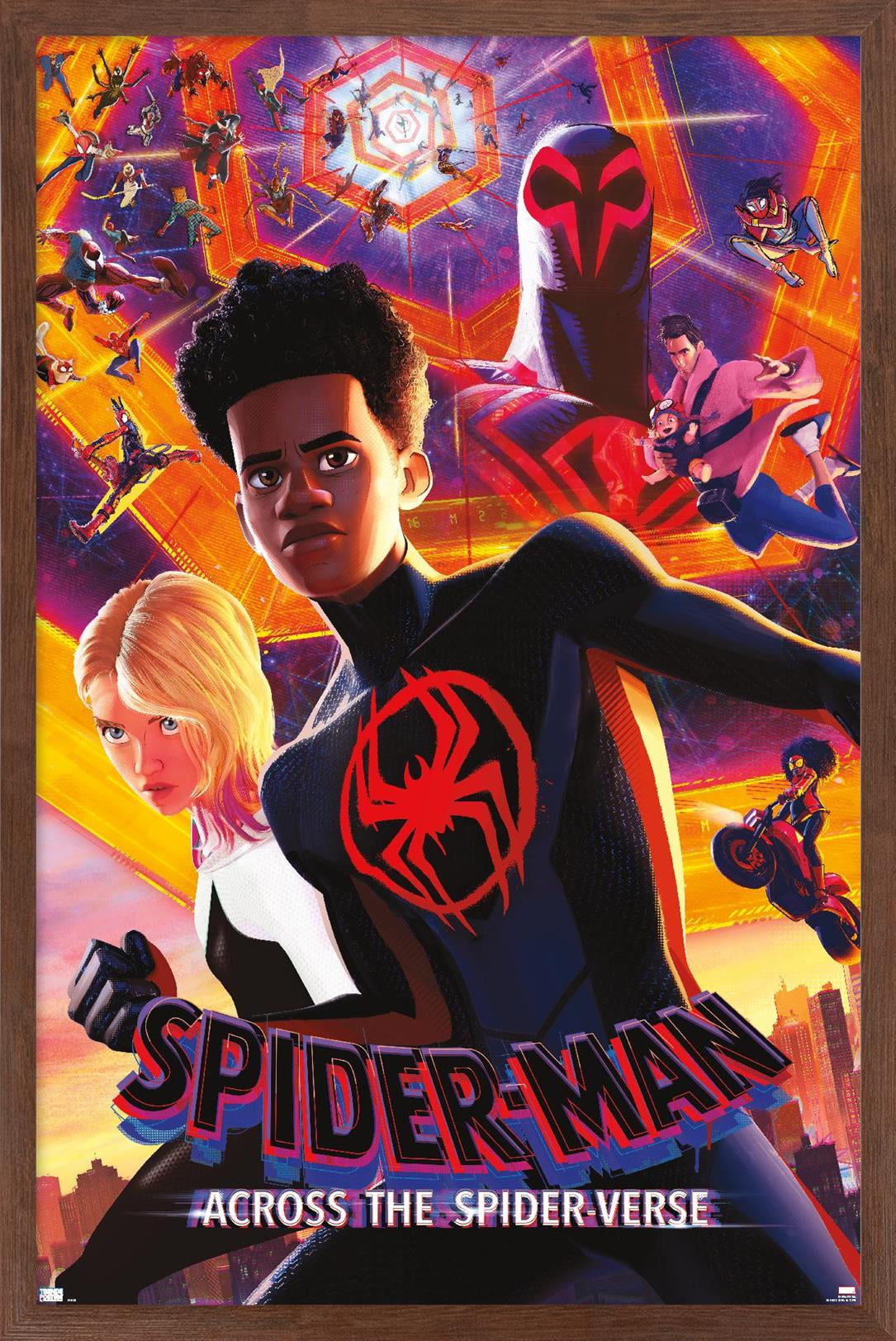 Marvel Spider-Man: Across The Spider-Verse - Group Wall Poster, 22.375 x  34 