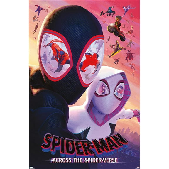 Marvel Spider-Man: Across The Spider-Verse - Masks One Sheet Wall Poster, 22.375" x 34"