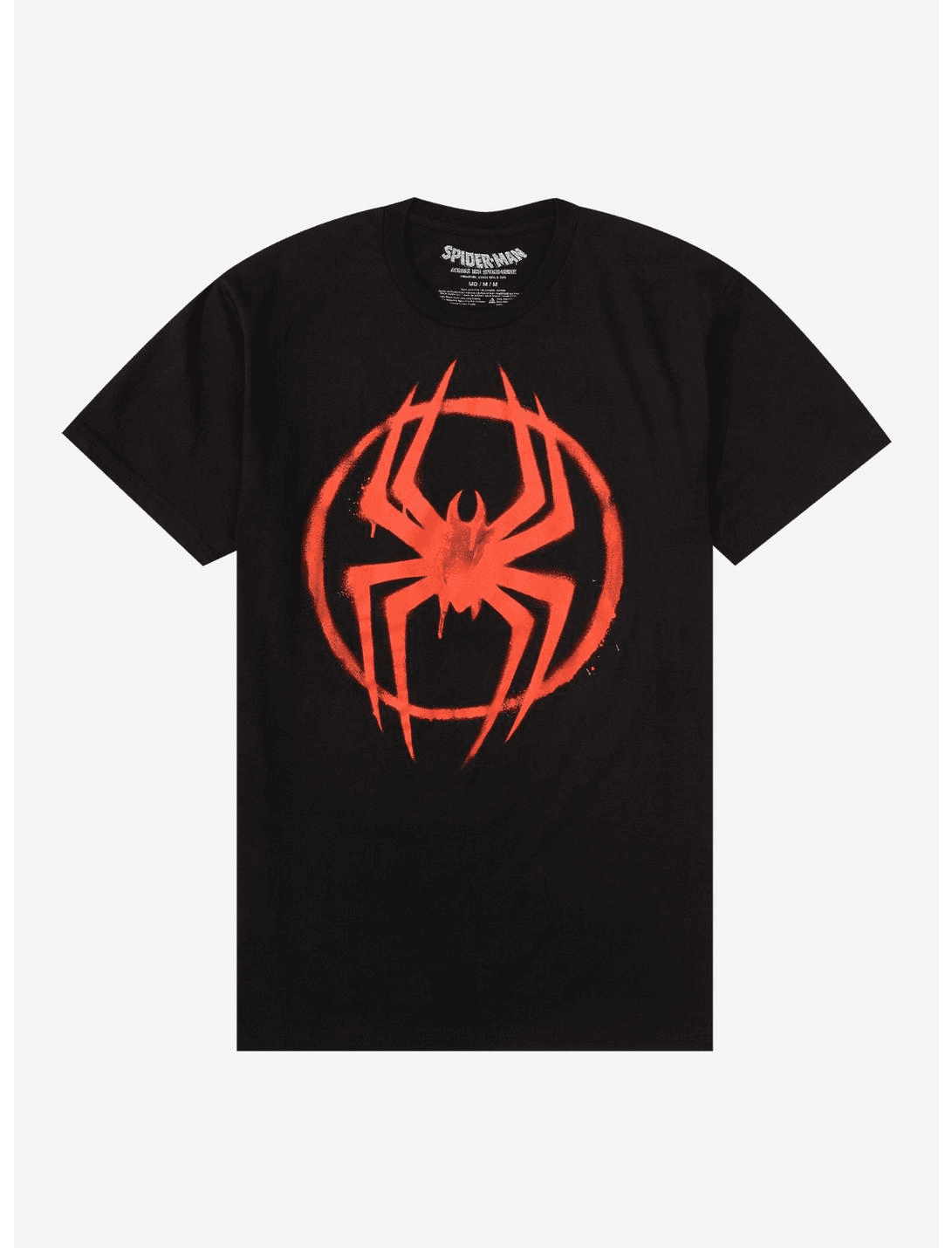 Marvel SpiderMan Heren Tshirt -L- Miles Morales - Miles Spider Rood