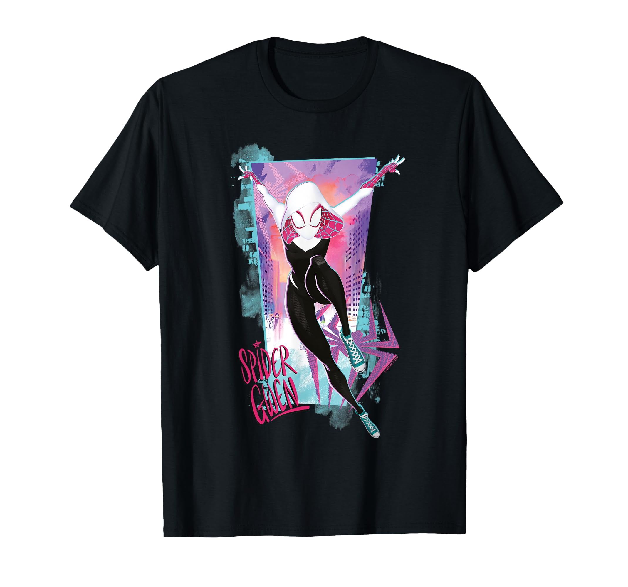 Marvel Spider Man Across The Spider Verse Part Gwen Stacy T Shirt For Superhero Fans Walmart Com