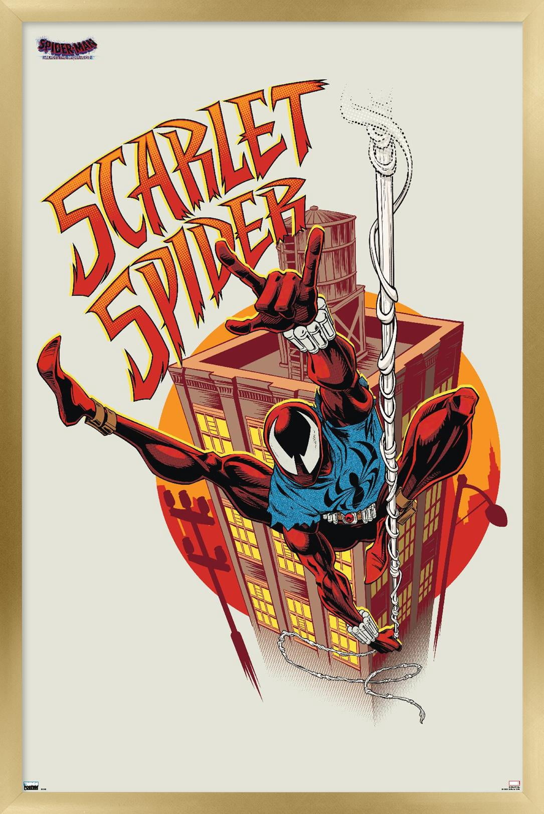 Marvel Spider-Man: Across The Spider-Verse - Scarlet Spider Wall Poster, 14.725" x 22.375" Framed