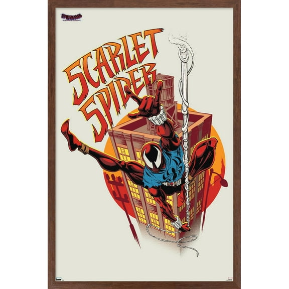 Marvel Spider-Man: Across The Spider-Verse - Scarlet Spider Wall Poster, 22.375" x 34" Framed
