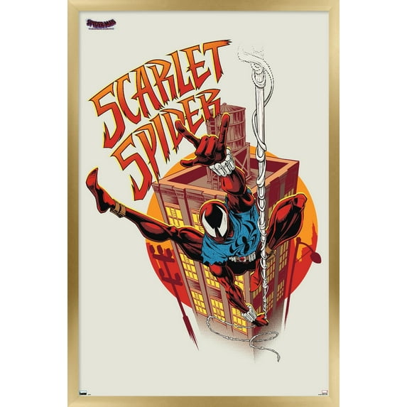 Marvel Spider-Man: Across The Spider-Verse - Scarlet Spider Wall Poster, 22.375" x 34" Framed