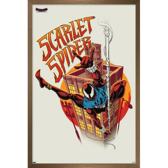 Marvel Spider-Man: Across The Spider-Verse - Scarlet Spider Wall Poster, 22.375" x 34" Framed