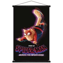 Marvel Spider-Man: Across The Spider-Verse - Spider-Cat One Sheet Wall Poster with Magnetic Frame, 22.375" x 34"