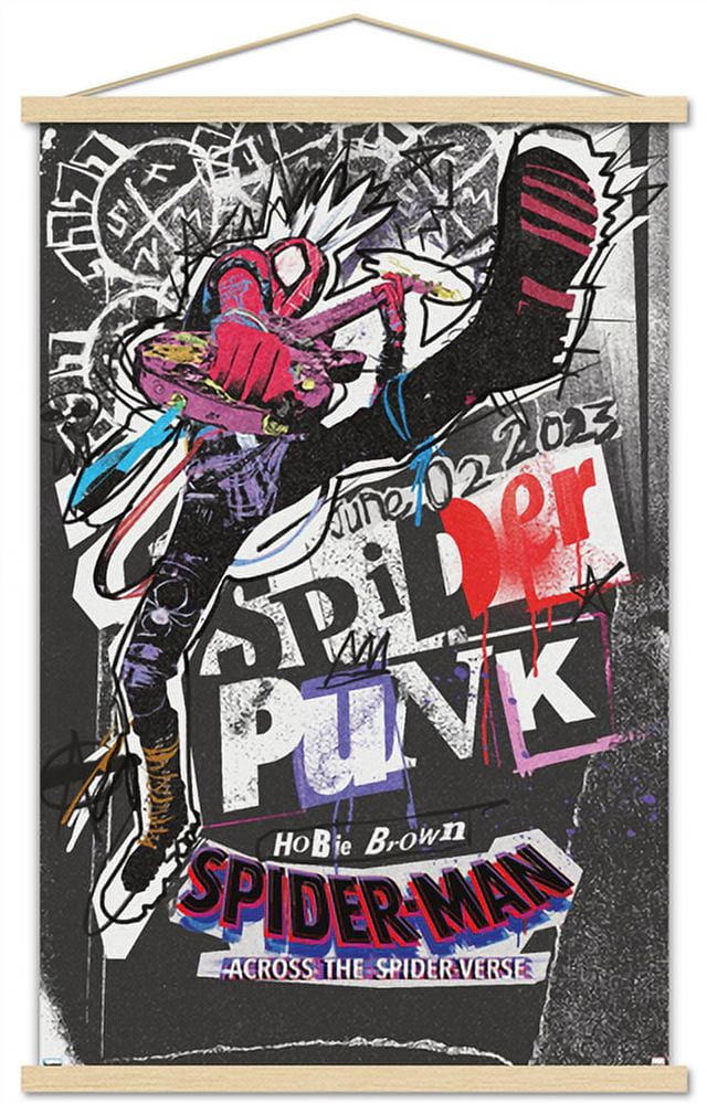 Marvel Spider-Man: Across The Spider-Verse - Spider-Punk One Sheet Wall  Poster with Magnetic Frame, 22.375 x 34