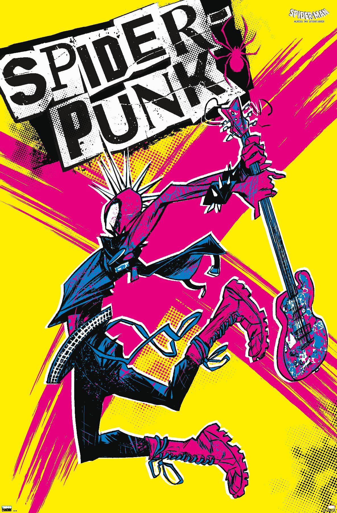 Wanted Spiderpunk Spideruniverse Spiderman Superhero Stock Illustration  2319749253