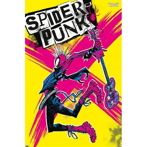 Marvel Spider-Man: Across The Spider-Verse - Spider-Punk Wall Poster, 22.375" x 34"