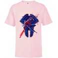 thumbnail image 1 of Marvel Spider-Man: Across the Spider-Verse 2099 Glitch - Short Sleeve T-Shirt for Kids - Customized-Soft Pink, 1 of 5