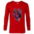 thumbnail image 1 of Marvel Spider-Man: Across the Spider-Verse 2099 Strike Team - Long Sleeve T-Shirt for Men - Customized-New Red, 1 of 5