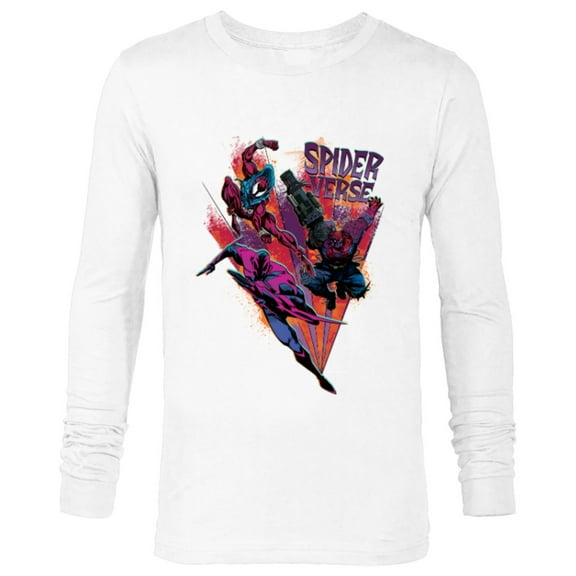 Marvel Spider-Man: Across the Spider-Verse 2099 Strike Team - Long Sleeve T-Shirt for Men - Customized-White