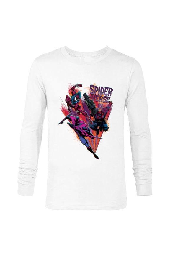 Spider-Man: Across the Spider-Verse 2099 Strike Team - Long Sleeve T-Shirt for Men - Customized-White