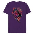 thumbnail image 1 of Marvel Spider-Man: Across the Spider-Verse 2099 Strike Team - Short Sleeve Blended T-Shirt for Adults - Customized-Purple, 1 of 5