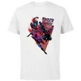 thumbnail image 1 of Marvel Spider-Man: Across the Spider-Verse 2099 Strike Team - Short Sleeve Cotton T-Shirt for Adults - Customized-White, 1 of 5