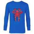 thumbnail image 1 of Marvel Spider-Man: Across the Spider-Verse 2099 Symbol Icon - Long Sleeve T-Shirt for Men - Customized-Navy, 1 of 5