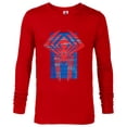 thumbnail image 1 of Marvel Spider-Man: Across the Spider-Verse 2099 Symbol Icon - Long Sleeve T-Shirt for Men - Customized-New Red, 1 of 5