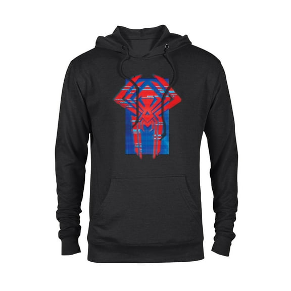 Marvel Spider-Man: Across the Spider-Verse 2099 Symbol Icon - Pullover Hoodie for Adults - Customized-Black