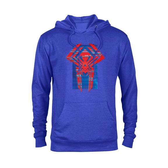 Marvel Spider-Man: Across the Spider-Verse 2099 Symbol Icon - Pullover Hoodie for Adults - Customized-Royal